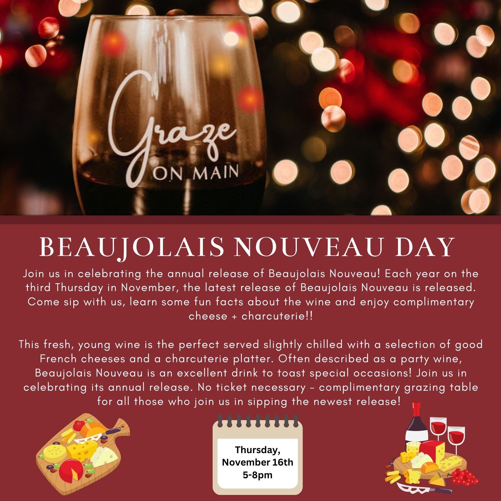 Beaujolais Nouveau Day Annual Release Party